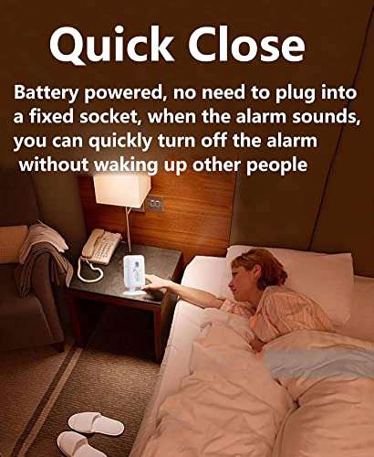 Upgraded Version Bed Sensor Alarm and Fall Prevention for Elderly/Dementia and More,Caregiver Pager Motion Sensor Alert with 5 Volume Level,Bed Alarm for Elderly Adults Wireless 4