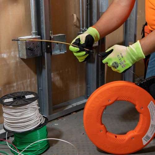 Klein Tools 50350 13-Inch Flexible Fish Tape Leader for 1/8-Inch Wide Steel Fish Tapes, Made in USA 6