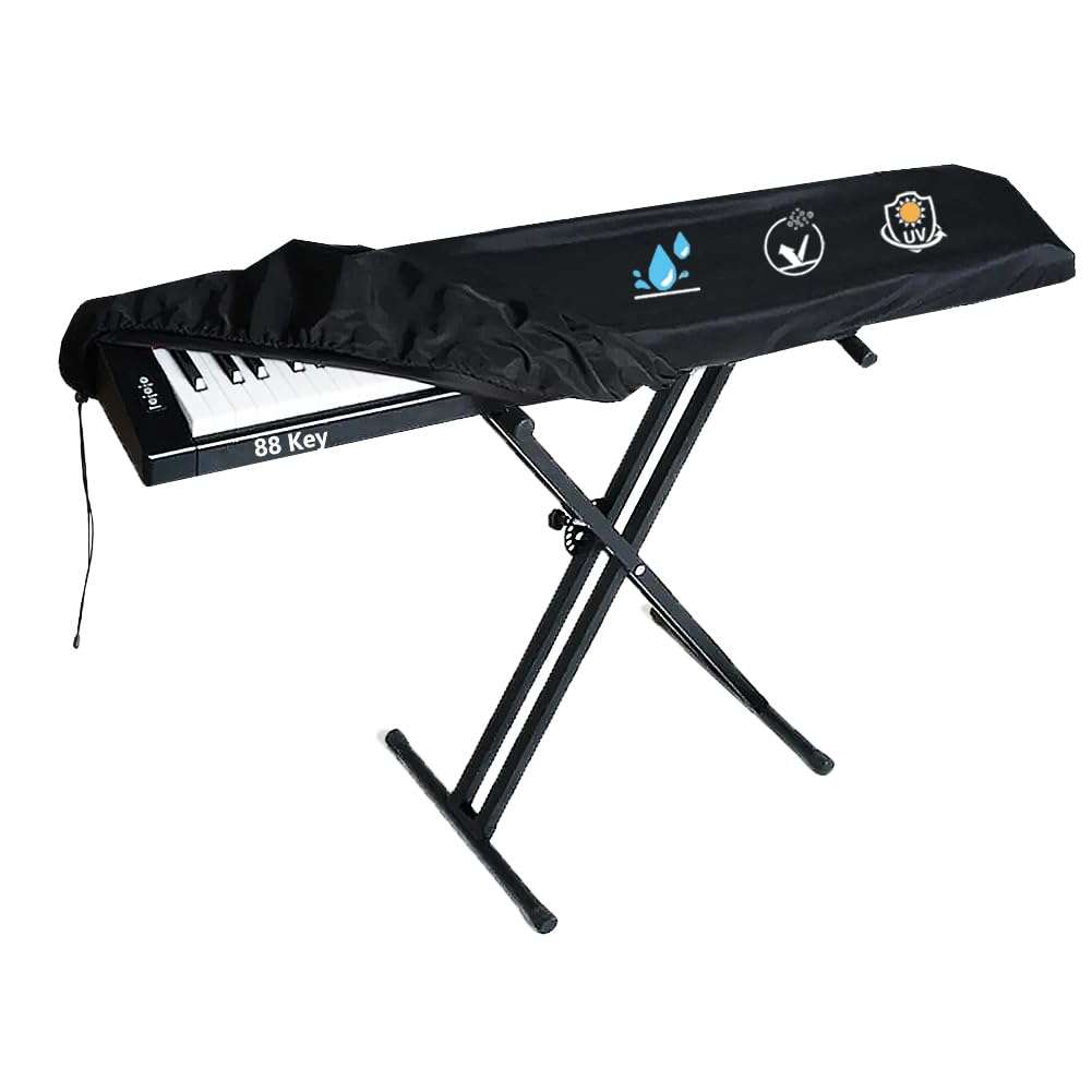 88 Keys Piano Keyboard Dust Cover, Water Proof, Digital Electronic Piano Keyboard Covers, Premium Surface Protect Your Music Piano Essential Accessories 1