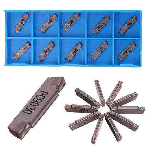 LOadSEcr's Home Improvement Tools, 10Pcs MGMN200 LDA Grooving Parting Carbide Inserts Cutting for CNC Lathe Multi Hand Tools 3