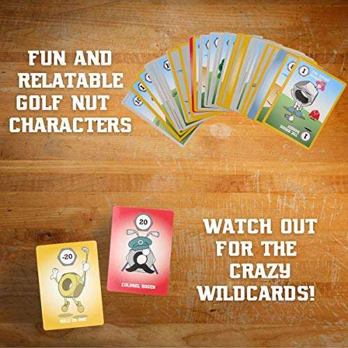 Golf Nut New - 2021 Original Card Game for The Whole Family | Fun for All Ages | Perfect Holiday, Xmas Gift or Stocking Stuffer! 4