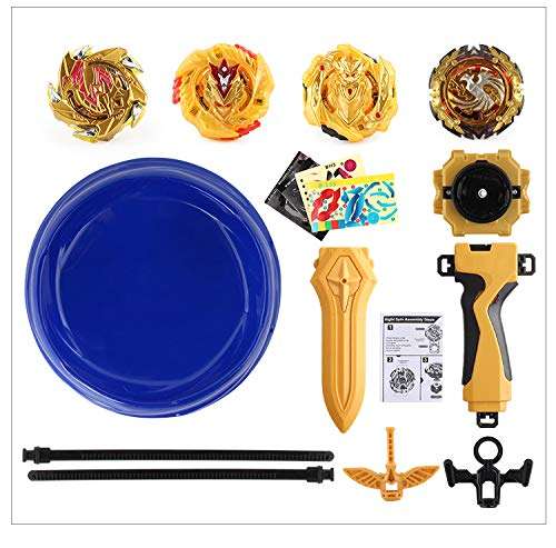 LTAOS Bay Battle Burst Avatar Attack Battle Set with Two String Launcher and Grip Starter Set 2