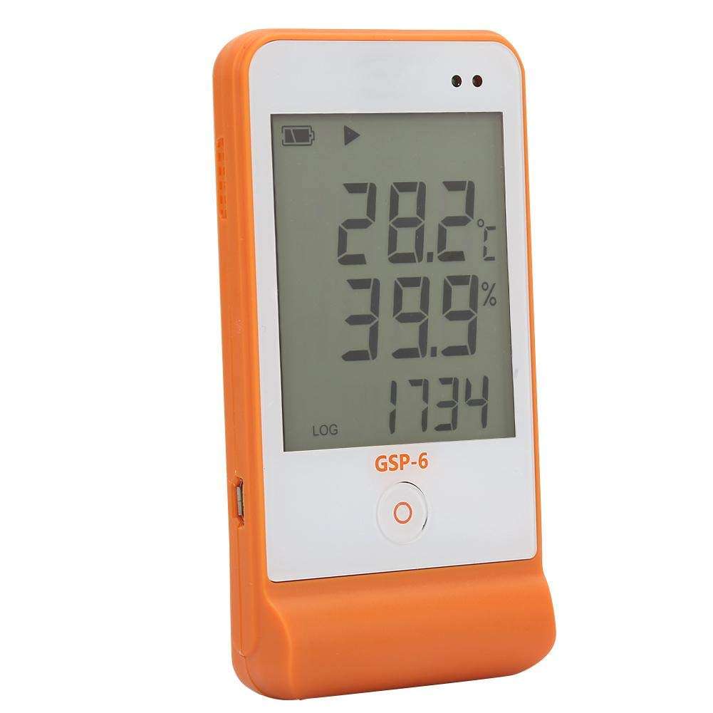 Bicaquu GSP-6 Temperature Humidity Data Logger Recorder for Refrigeration Cold Chain 16000 Points 2