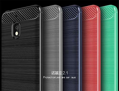 Osophter Compatiable with Nokia 2.1 Case,Nokia 2V Case Shock-Absorption Flexible TPU Rubber Soft Silicone Full-Body Protective Cover for Nokia 2.1/Nokia 2 V(Black) 6