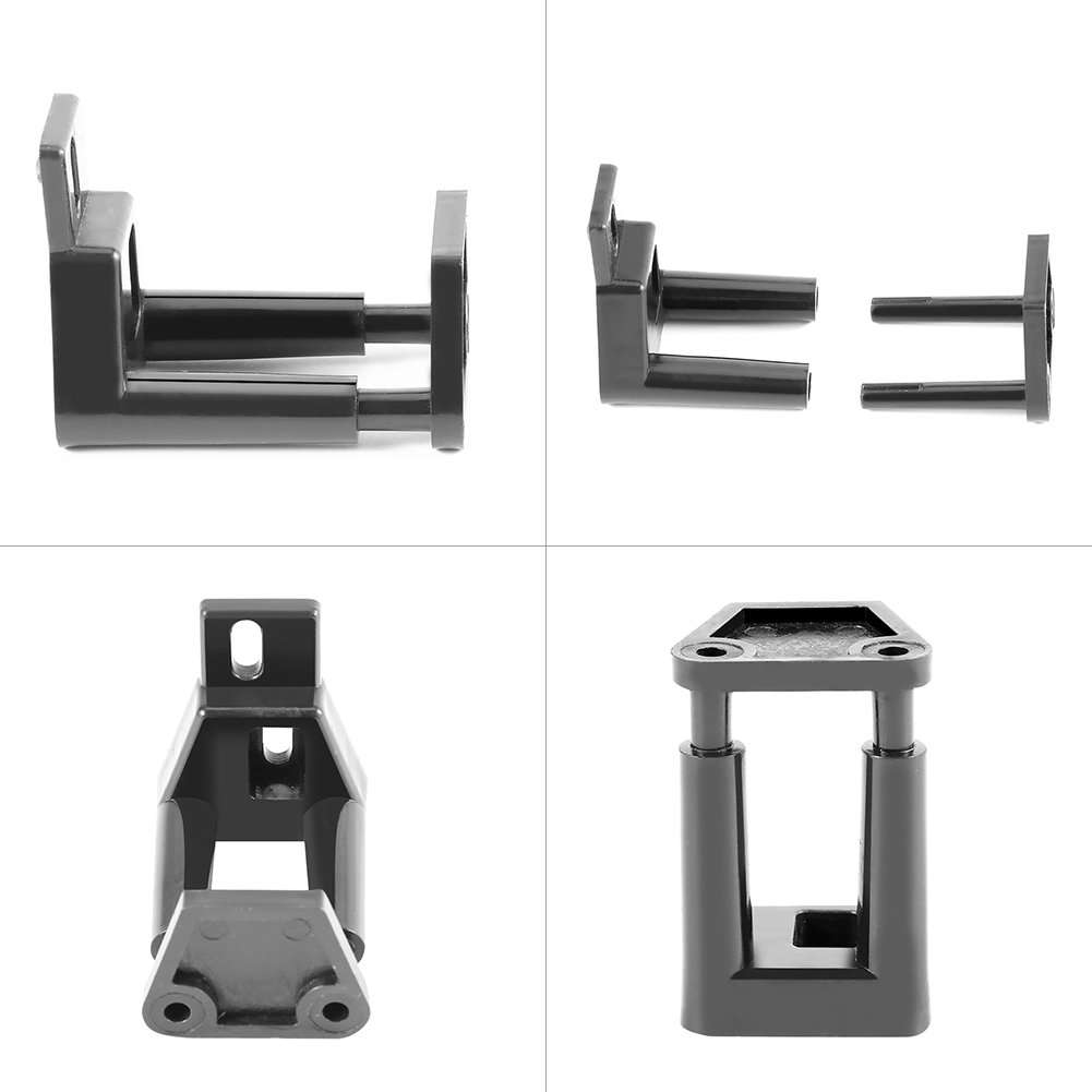 hongxinq Premium Plastic Bottom Floor Guide Wall Mounted Sliding Barn Door Hardware + Screws 5