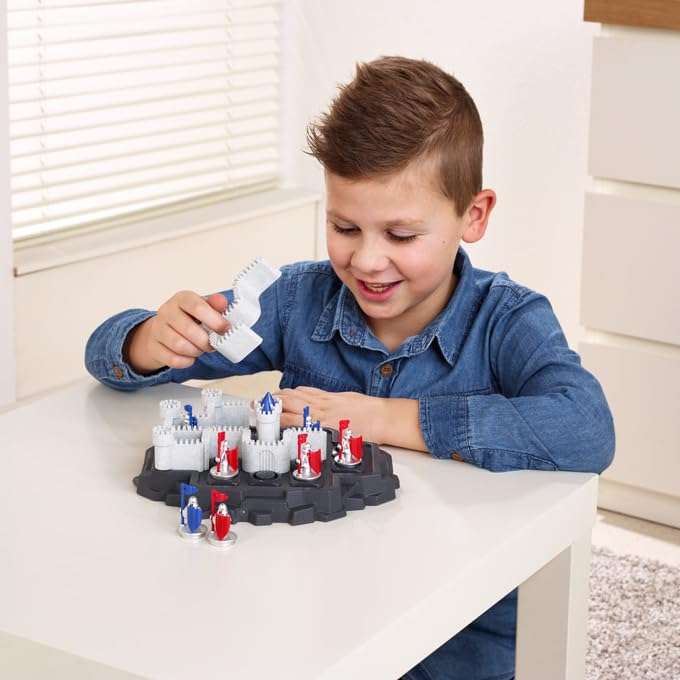 SmartGames Walls & Warriors Skill-Building Strategy Board Game for for Ages 8 and Up… 2