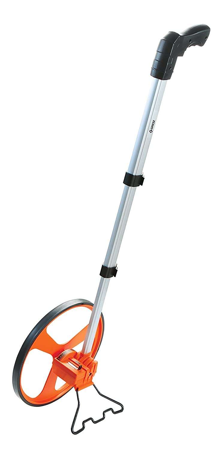 SK Mart Extendable Measuring Wheel | Measures up to 9,999 Meter | Wheel Diameter: 30 cm | Extendable Upto 108 cm | Suitable for Construction, Civil Work, etc. | MWL/1/M 1