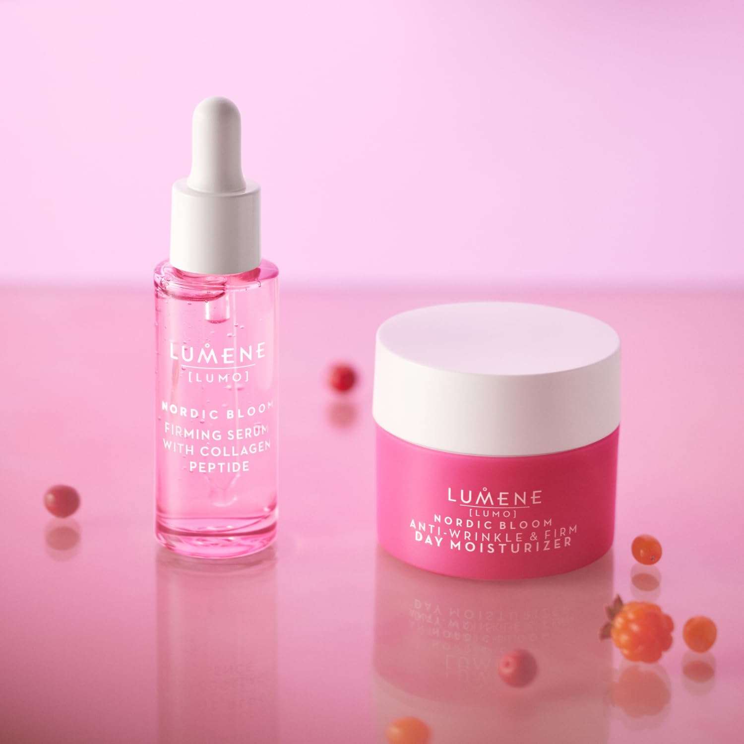 Lumene [Lumo] Vegan Collagen Face Serum - Firming Peptide Serum Formulated with Hyaluronic Acid for Smoother, Plump-Looking Skin - Helps to Reduce the Appearance of Fine Lines + Wrinkles (1 fl oz) 5