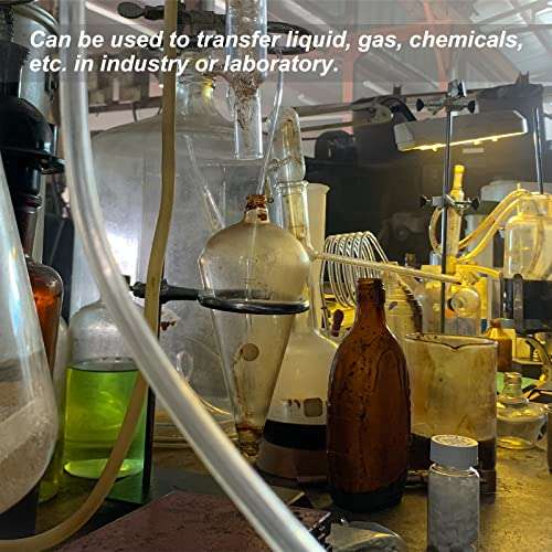 uxcell Silicone Tube, 3mm ID, 5mm OD, 6.56', Flexible Silicone Rubber Tubing, Water Air Hose Pipe, Transparent, for Pump Transfer 5