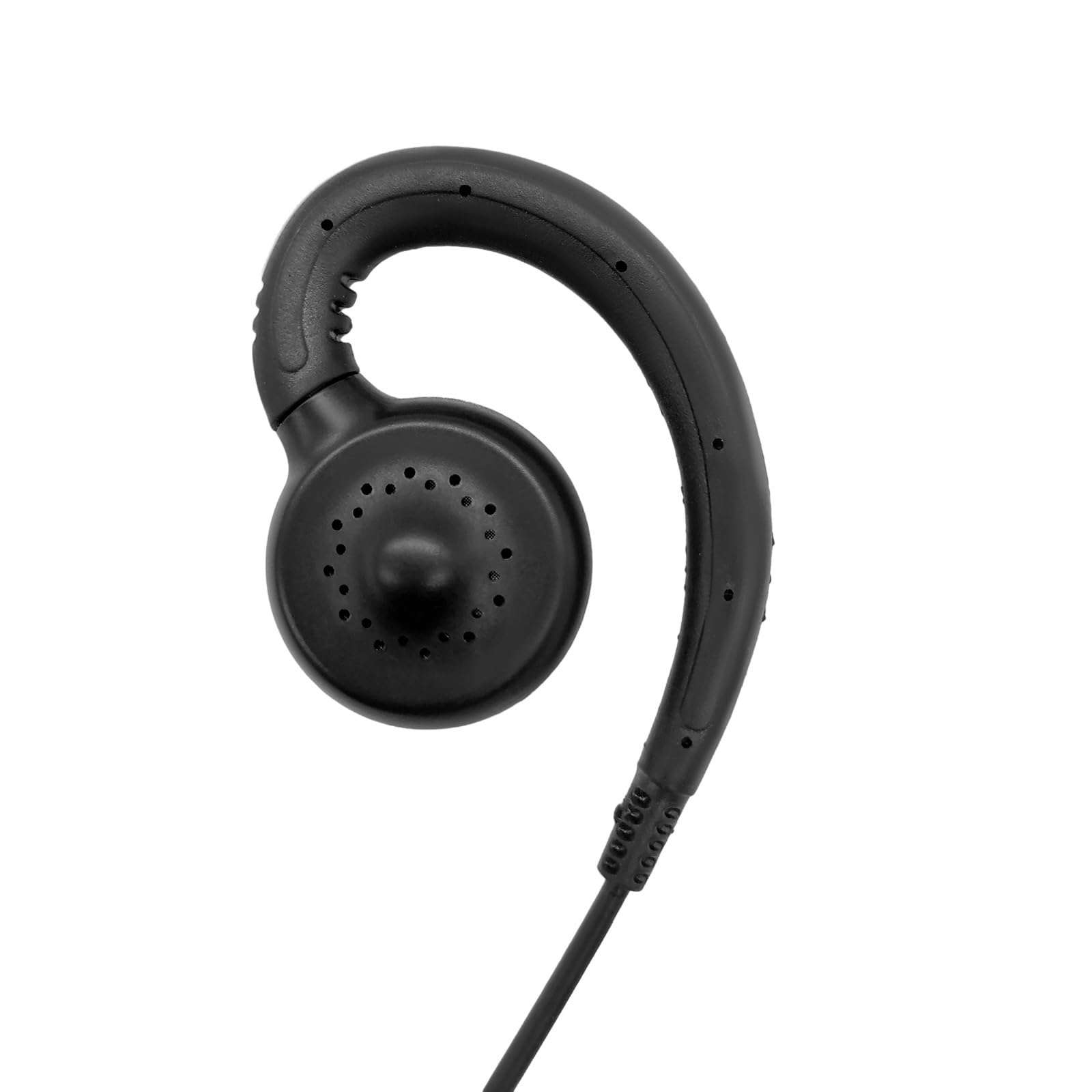 Renastar Walkie Talkie Headset with Mic, Replacement for Kenwood Khs-34 C-Ring Earpiece, Two Way Earphones Compatible with ProTalk PKT-23 Portable Radio 6