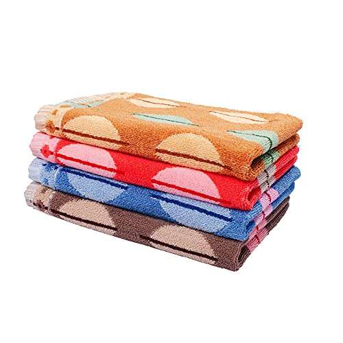 GRGRASP Cotton Hand Towels Set of 12 Piece for Kitchen & Gym , 450 GSM ,( Size: Medium , 30 * 52 cm) 1