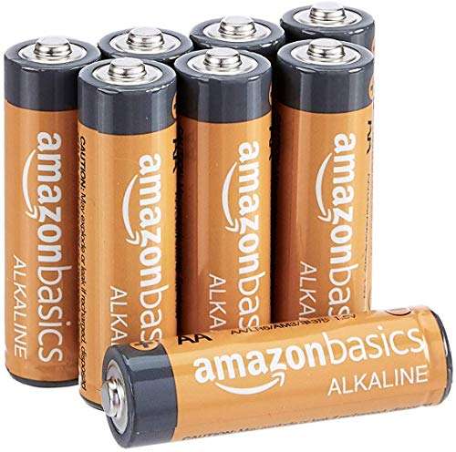 amazon basics AA Performance Alkaline Non-Rechargeable Batteries (8-Pack) - Appearance May Vary 1