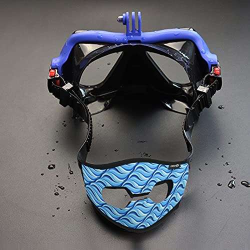 Cosmos 2 Pcs Diving Mask Strap Cover, Neoprene Swim Mask Slap Strap Cover Hair Protector for Dive and Snorkel Mask 2