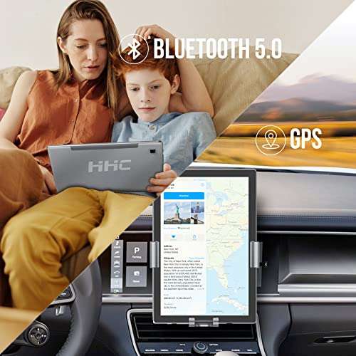 HHC Tablets 10 Inch Android Tablet, 1080p Full HD Touchscreen, Octa-Core Processor, 2GB RAM 32GB WiFi Smart Tablet, 13MP Camera，6000mAh Long Battery Life Tablet, Latest Model 2023, Grey 3