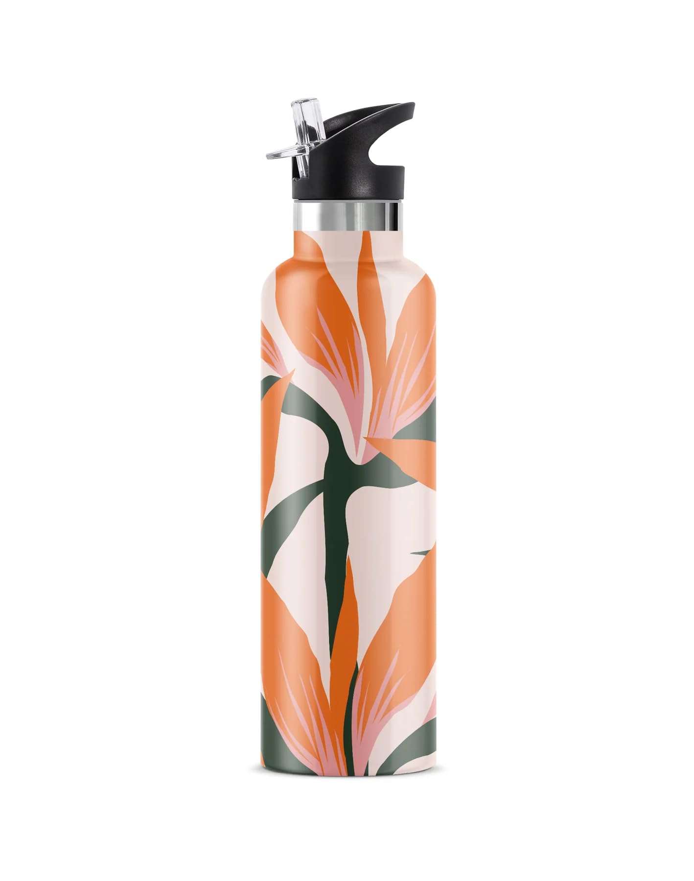 Bougie Pua Manu Insulated Water Bottle, Gift Tube, 25-Ounces, Stainless Steel, Multicolor, Kitchen Décor 4