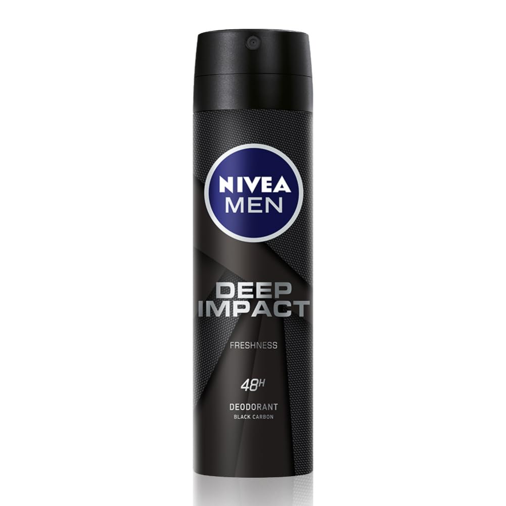 NIVEA MEN Deep Impact Freshness Deodorant Spray - For MEN, 150 ml 1