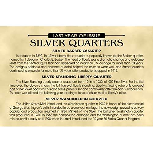 American Coin Treasures Last Year of Issue Silver Quarters 2