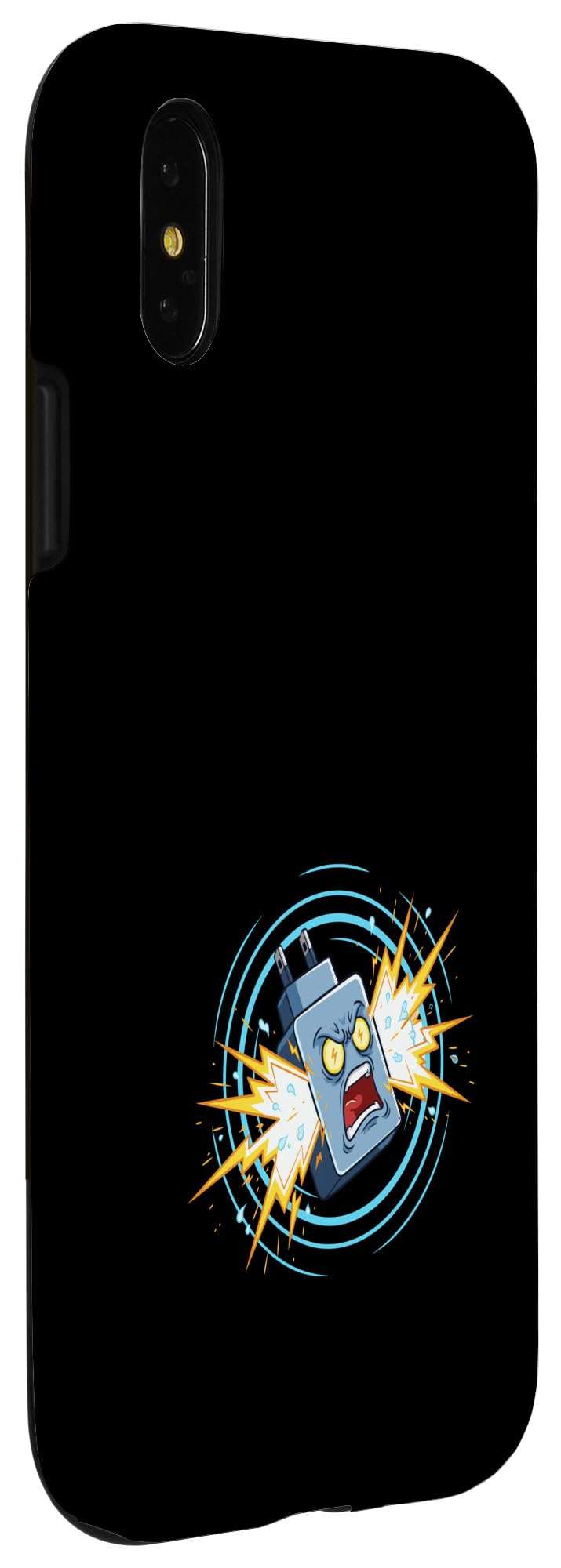 Raging Power Adapter Funny Angry Charger Shock Case for iPhone X/XS 4