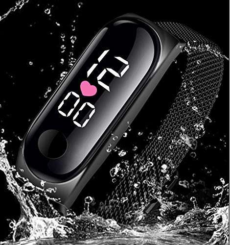 SUNWAY Sensor Kids waterproofs LED watch for Boys & Girls, Blue, 12mm (1235) 4