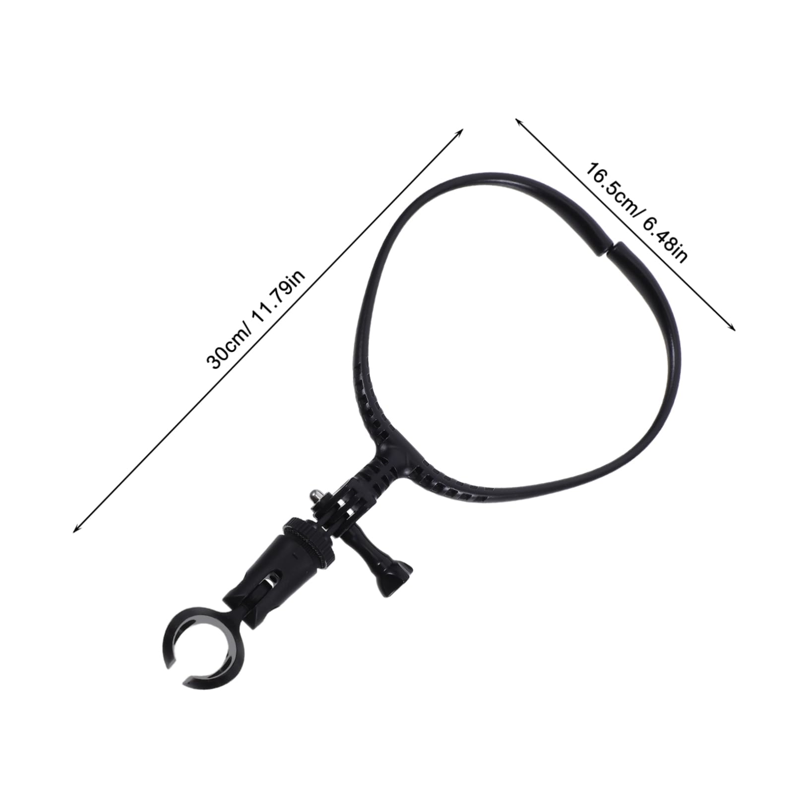 Neck Microphone Holder Stable Hanging Mic Stand for Musicians Ergonomic Design for Handsfree Use Live Streaming Outdoor Events and Performances 3