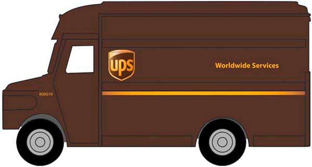 Walthers Cornerstone 949-14001 UPS Van Plastic Model Kit Model Railway Accessories, Hobby, Model Building, Multicoloured