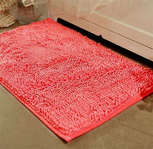 WorldCare® Big Red : 40X60Cm Mats Bathroom Toilet-Slip Doormat Kitchen Absorbent Pads Carpet New 2