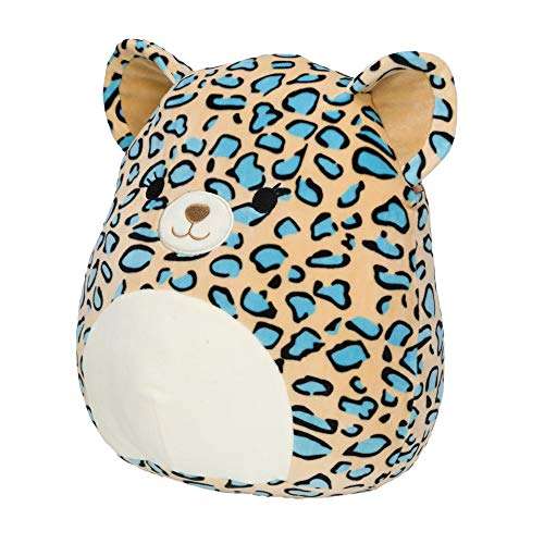 Squishmallow Kellytoy 12" Liv The Teal Leopard Plush Doll 2