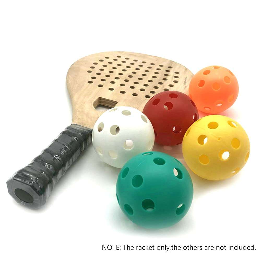 pekdi Pickleball Paddle Wood Pickleball Racket with Ergonomic Cushion Grip for Indoor and Outdoor 3