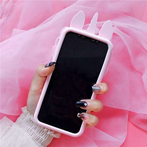 TopSZ Case for Samsung Galaxy J3 Achieve/J3 Star/Express Prime 3,3D Cartoon Silicone Kawaii Animal Cute Girls Kids Teens Horse Cover for Amp Prime 3/Sol 3/J3 Orbit/J3 Emerge 2018 J3 2018 5