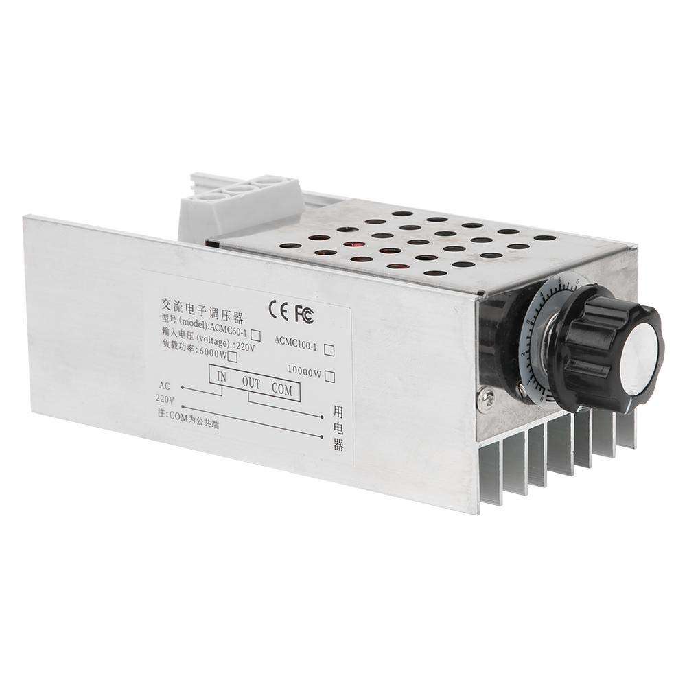 A sixx 10000W Ultra High Power SCR Voltage Regulator Speed Controller Dimmer Thermostat AC 110V 220V Motor Speed Controller 1