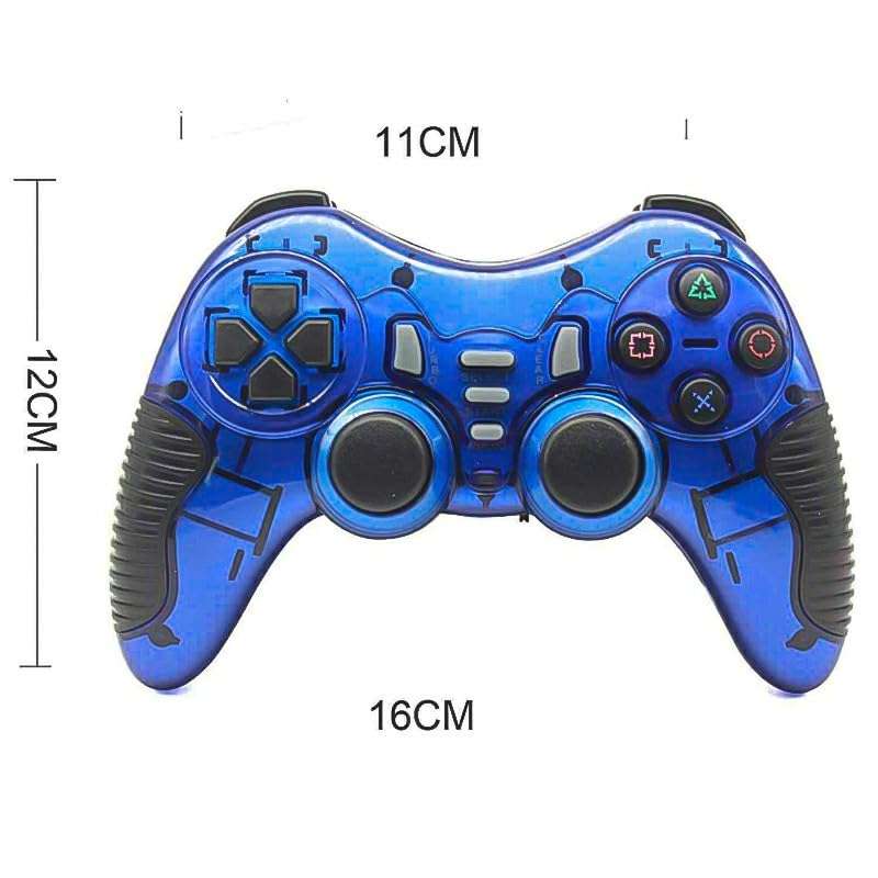 TCOS TECH 6 in 1 2.4G Wireless Game Controller Gamepad Gaming Joystick with Vibration for PC Windows Laptop Gaming Consoles PS1, PS2, PS3, Xbox 360, TV Box 5