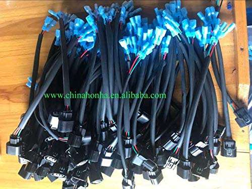 Davitu Cables, Adapters & Sockets - 5/10/20/50/100pcs 6189-0887 3 pin waterproof case connector wire harness with 20cm 20AWG wire - (Color Name: 100 pcs)