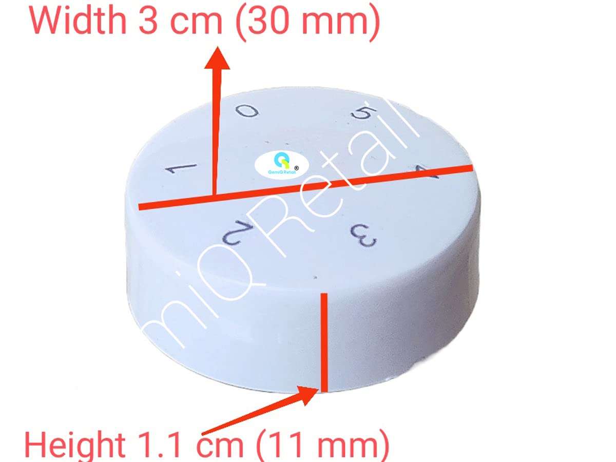 QemiQ Retail®-"Fan Speed Controller Knob"."Hole Size 7 MM" 4 Unit's 4