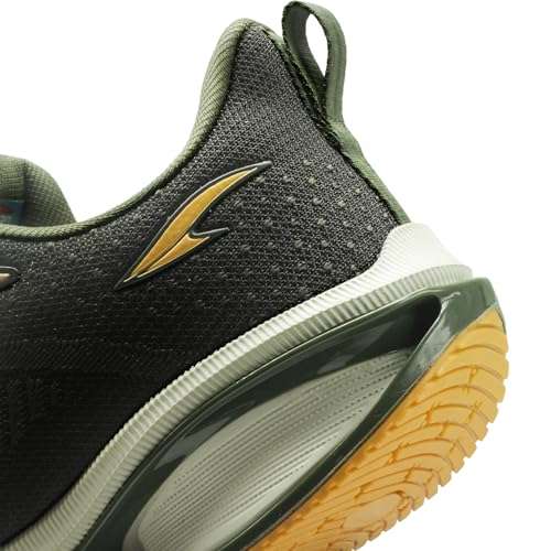 ASIAN Men POWERPLAY-01 Running and Casual wear Walking Shoes with Laces Olive Black,UK 10 4