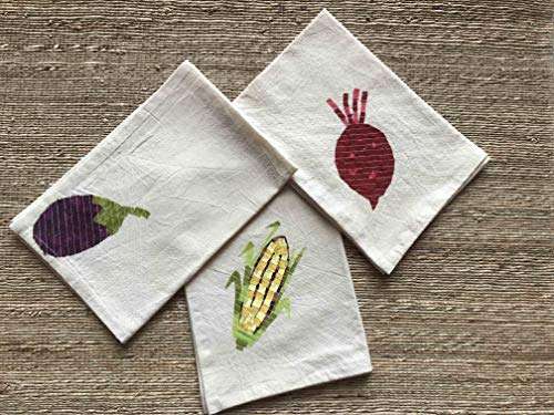 Calyz Textiles Yellow Corn Kitchen Towel 2