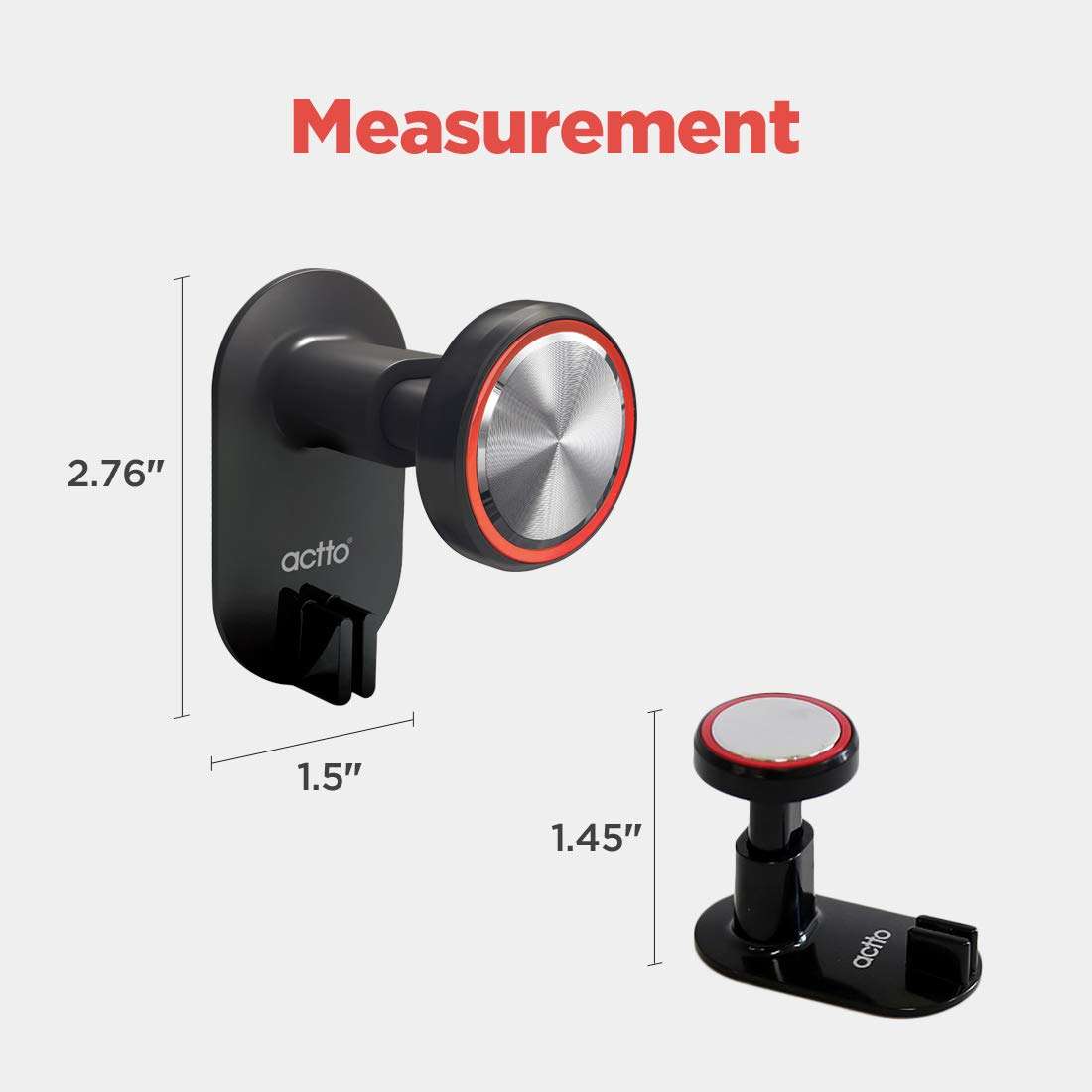 actto Extensible PC Gaming Headset Headphone Hook Holder with Cable Clip 3M VHB Tape, Cable Organizer, Universal Stand for All Brands, Earbuds, Earphones, Wall Under Desk, Headset Holder Mount 6