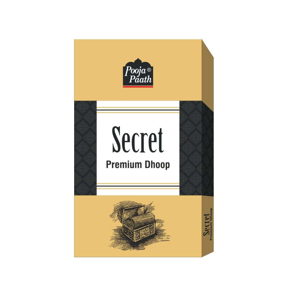 Pooja Paath Natural Fragrance Premium Secret Drystick Dhoop & Incense Sticks for Puja, Home & Office, Meditation & Festive Fresh Vibes - Pack of 12 1