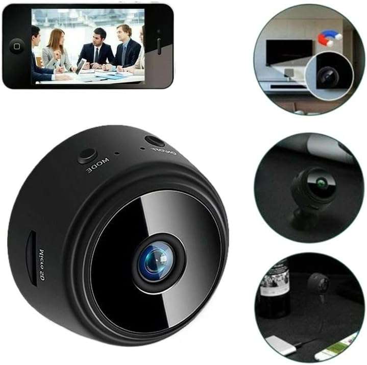 BEBIBS IP Mini Camera WiFi 4K Night Vision Sensor Motion Camcorder Monitor Phone App Video Surveillance Thermal Camera (Color : A9) 3