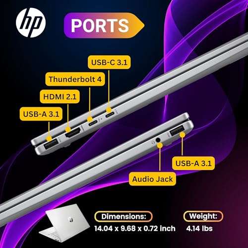 HP Envy x360 2-in-1 Laptop 2024, 16" WUXGA Touchscreen, Core Ultra 7 155U(>i7-1355U, 4.80 GHz), Copilot AI Laptop, 5MP IR camera, Backlit Keyboard,Windows 11 Home, Silver(16GB 6400 MHz DDR5 | 2TB SSD) 6