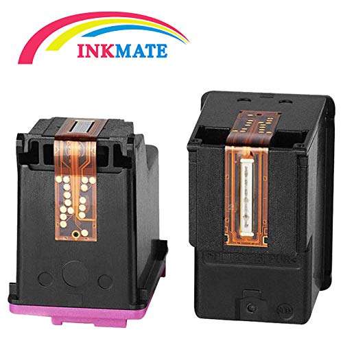 INKMATE Re-Manufactured Ink Cartridge Replacement for HP 62XL 62 XL for HP Officejet 5740 5742 5745 8040 8045 Envy 5540 5640 5642 5549 5660 7640 7644 7645 OfficeJet 200 250(2Black/2Tri-color, 4Pack) 2