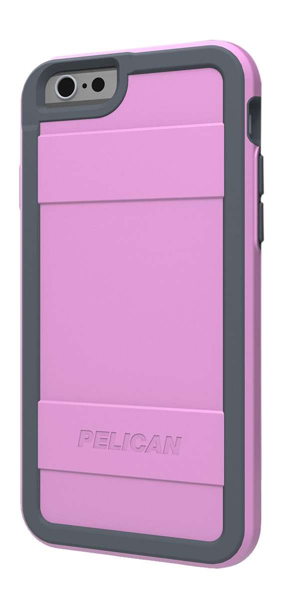 Pelican Protector Series Case for iPhone 6/6s - Retail Packaging - Pink/Gray