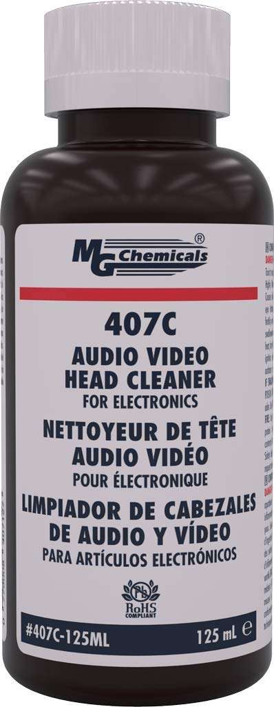 MG Chemicals 407C-125ML Audio/Video Head Cleaner for Electronics 125mL Bottle 1
