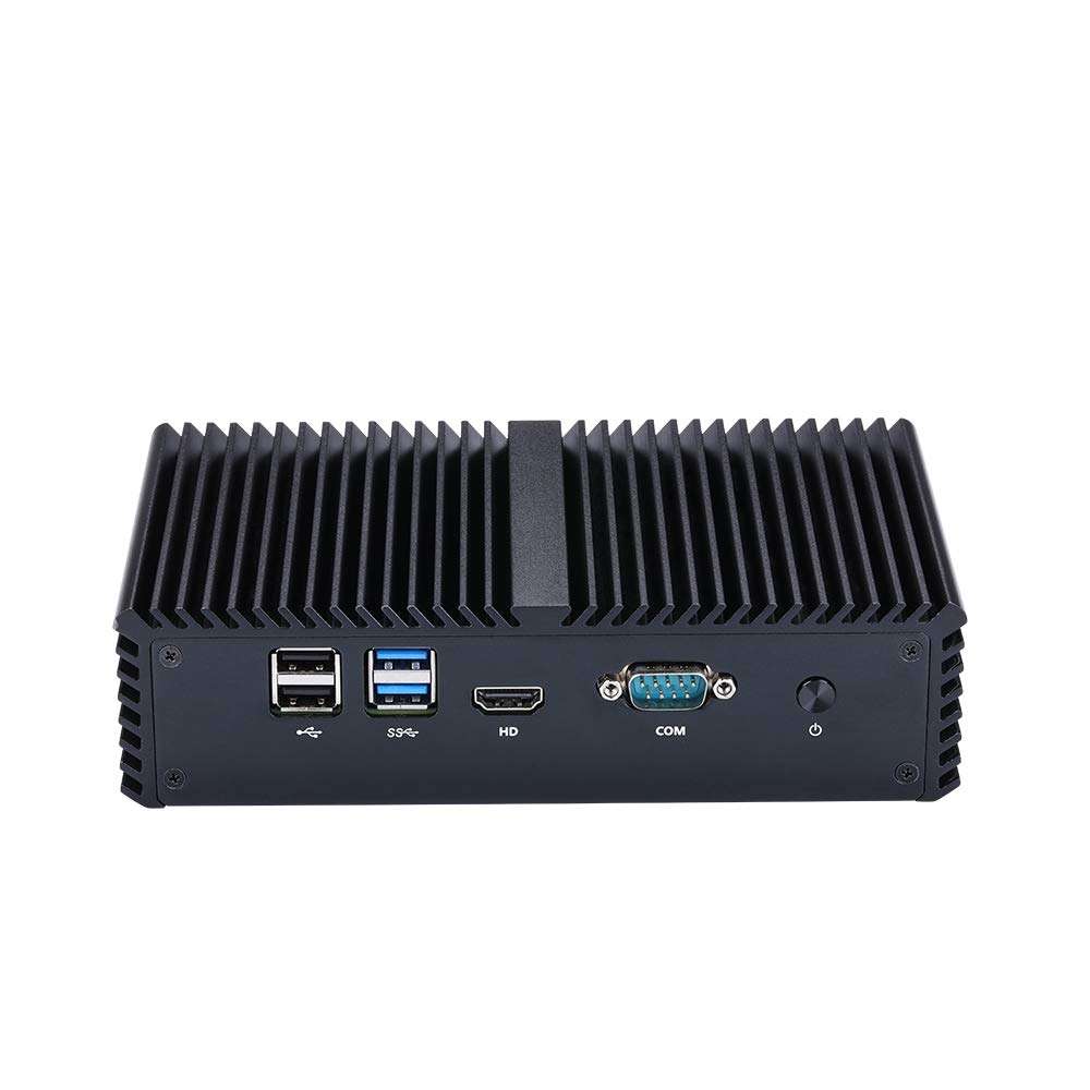 Kettop Sense Router Mi7100L6 Core I3-7100U (8Gb Ddr4 Ram 128Gb Ssd WiFi) AES-Ni Small Business Router, Dual Core Fanless, 6 Gigabit LAN Windows Mini Pc 2.4Ghz 4