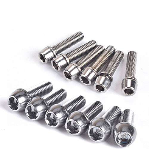 Daiky Mountain Bicycle Disc Brake Bolts Screw Upgrade Kit 10pcs M5*20mm/M6*20mm (M6*20mm) 1