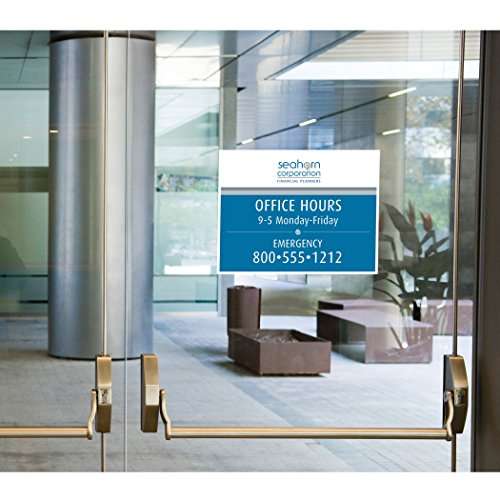 Avery Removable Window and Wall Signage, InkJet, 8.5 x 11-Inches, White, Pack of 10 (22800) 4