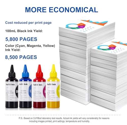 CoYlBod Sublimation Ink Heat Transfer Printer Ink Compatible with Sawgrass Virtuoso SG400 SG500 SG800 SG1000 SG400NA SG800NA RICOH SG3110 SG2100N SG3100 SG3100SF for Refillable Cartridges or CISS 6