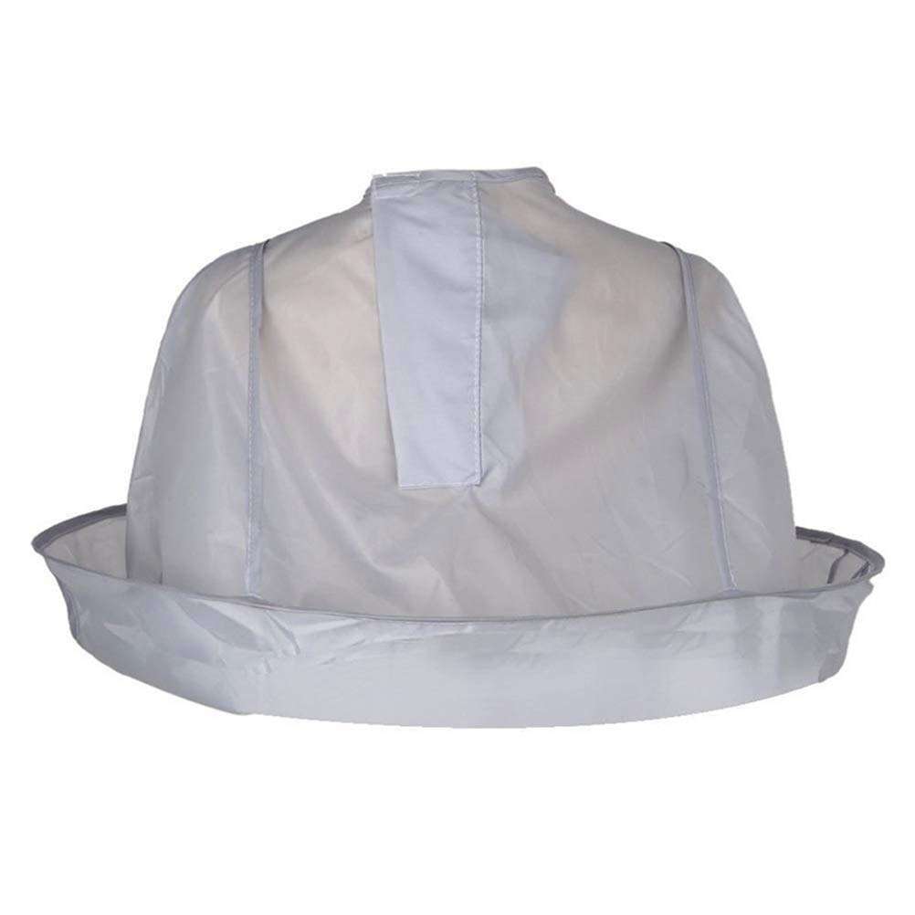 MORADIYA FRESH (LABEL) Hair Cutting Cloak Umbrella Waterproof Cape Barber Use at Home or Salon Stylist Hairdressing Haircut Hairdresser Apron Cloth for Adult Women Men Kids (Grey)