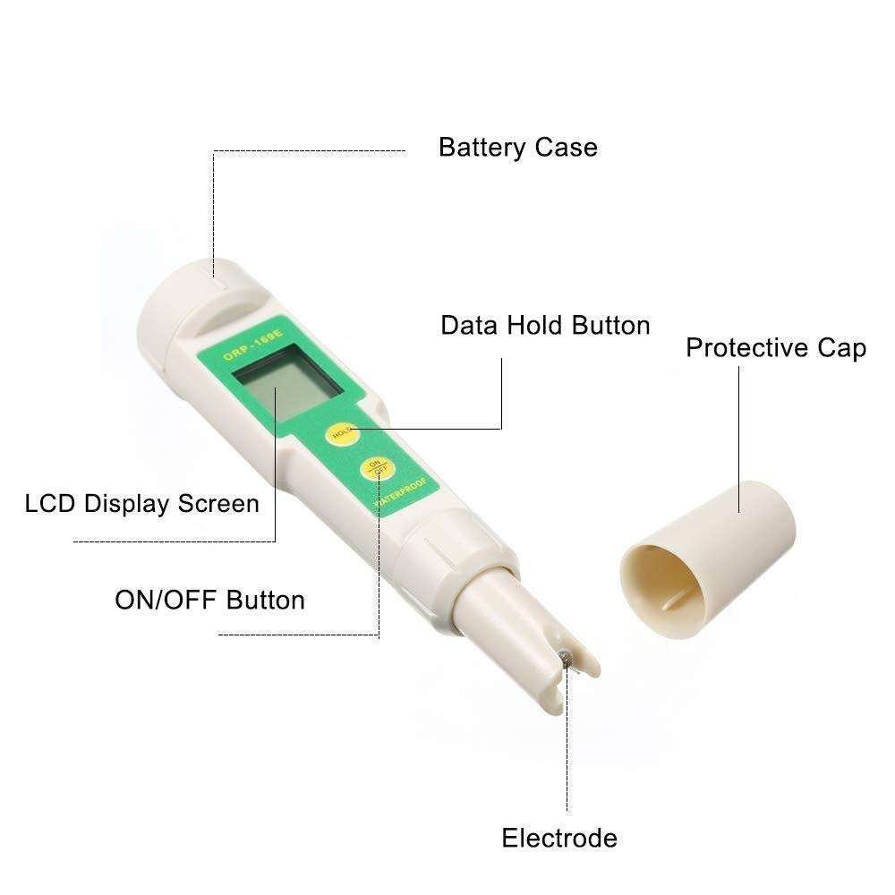 YYONGAO Water Quality Meter, Water Quality Detector - Professional Oxidation Reduction Potential Monitor Analyzer with Digital LCD Display - 3