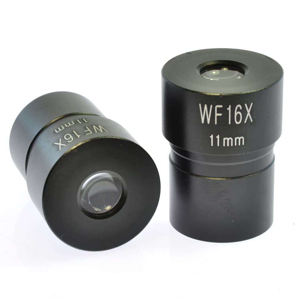 Ubersweet® WF16X/11mm Ramsden Eyepiece Optical Lens for Biological Microscope 23.2mm 1PCS 1