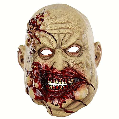 Mo Fang Gong She Scary Halloween The Walking Dead Cosplay Props, Horror Bloody Butcher Mask 3